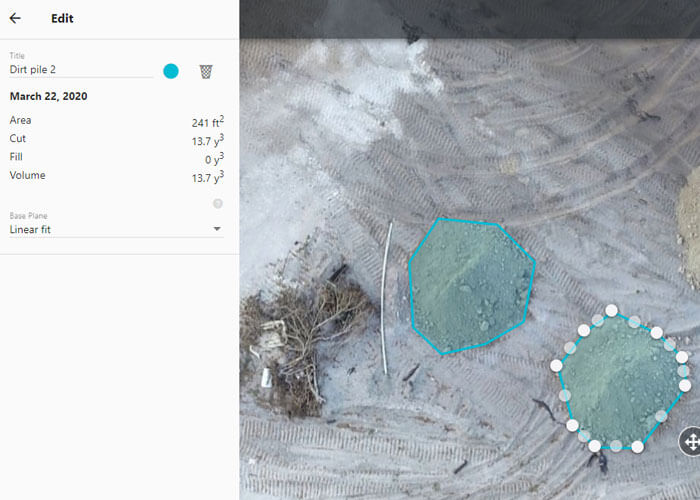 Volumetric mapping enables dirt tracking over time.